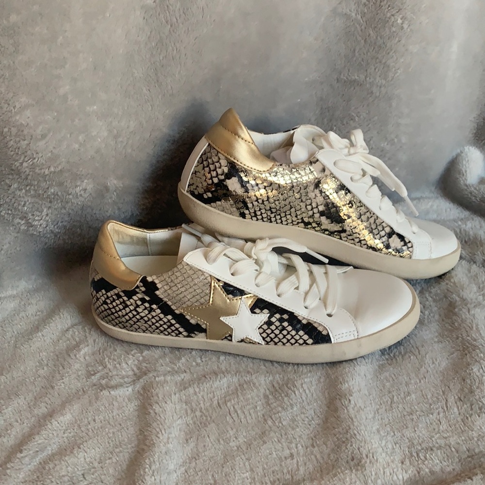 Snakeskin sneakers